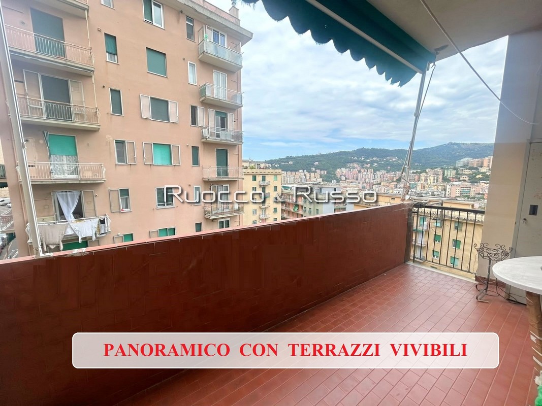 vendita appartamento genova sanfruttuoso 7 vani biservizi balconi vivibile e posto auto